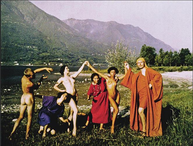 1914. Troupe de Rudolf von Laban. Monte Verita.