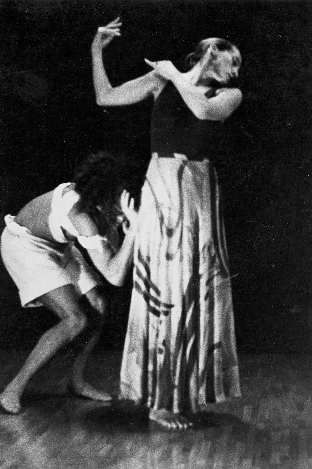 1983. Salle Traverse (Maison de quartier des Pâquis). Duo de Danièle Barde et Jean-Louis Kilcher.