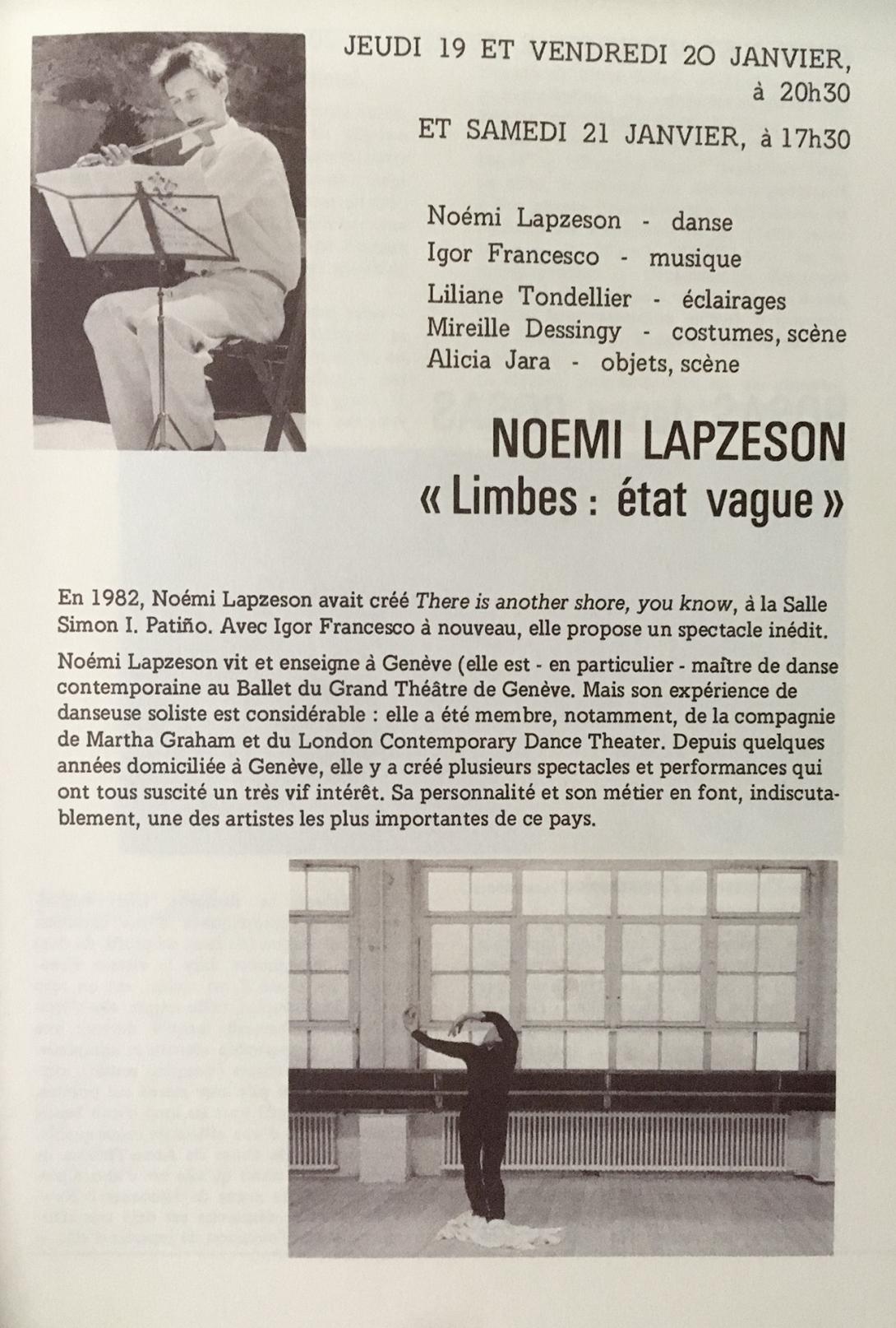 1984. Limbes et Etat vague. © Jesus Moreno