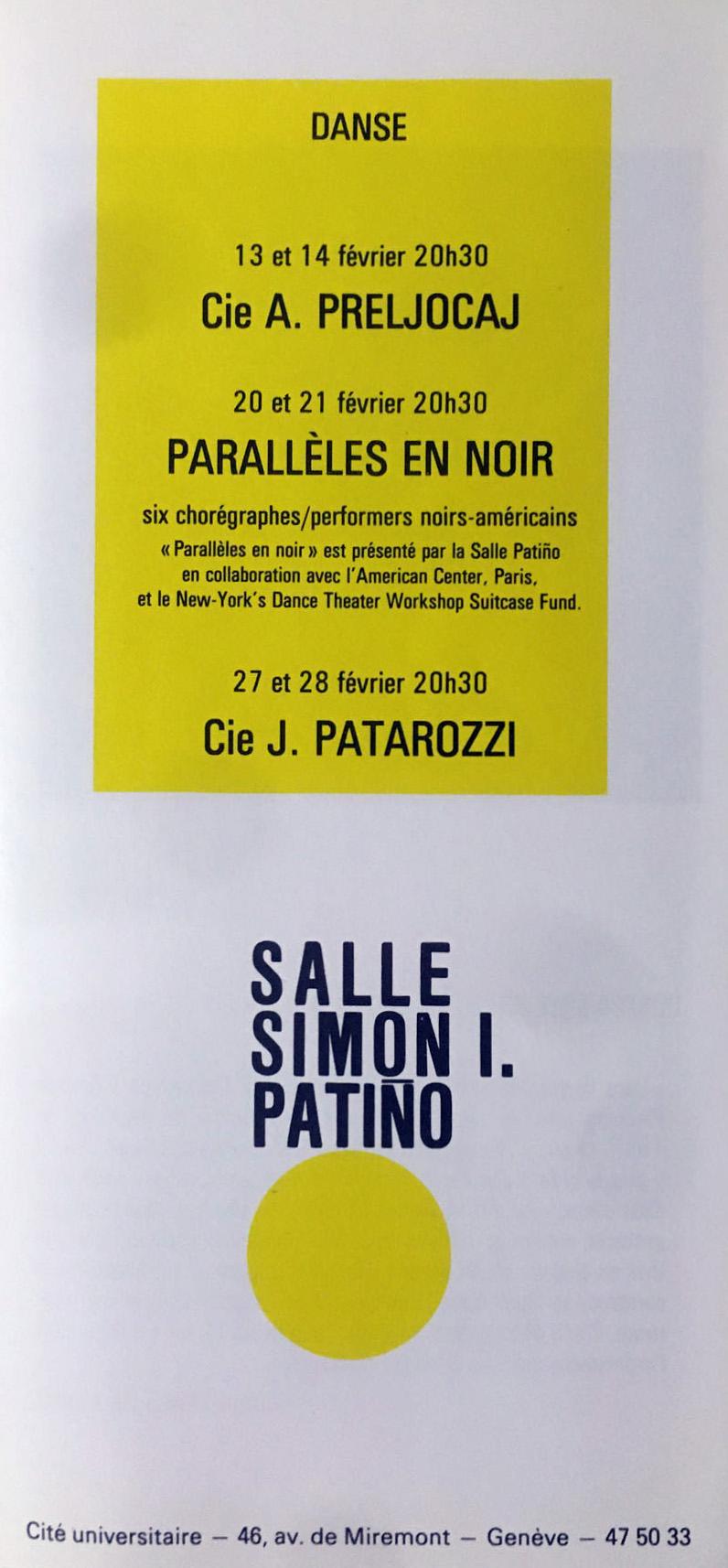 Compagnie A Preljocaj à la Salle Patiño