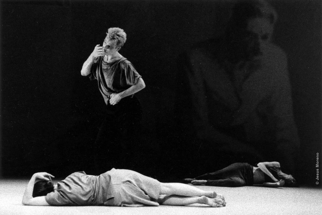 1990. Sad Eyed Lady, création de Laura Tanner pour La Bâtie. Coll. Laura Tanner © Jesus Moreno