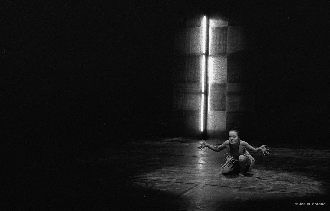 1990 Vernier festival Carlotta Ikeda Compagnie Ariadone © Jesus Moreno