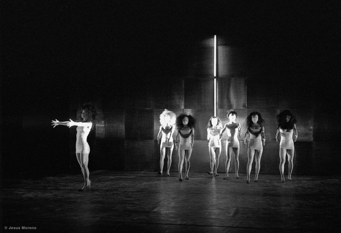 1990 Vernier festival Carlotta Ikeda Compagnie Ariadone © Jesus Moreno
