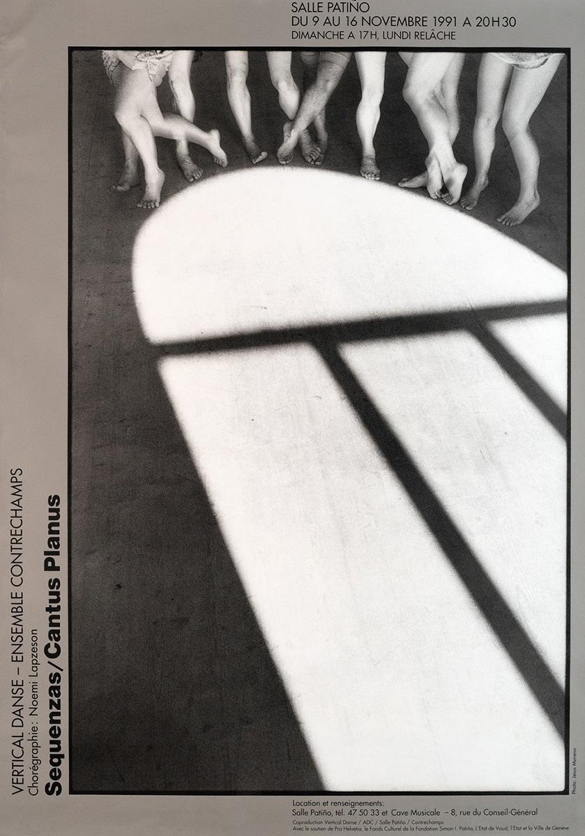 1991. Sequenzas/Cantus Planus. Vertical Danse – Ensemble Contrechamps.