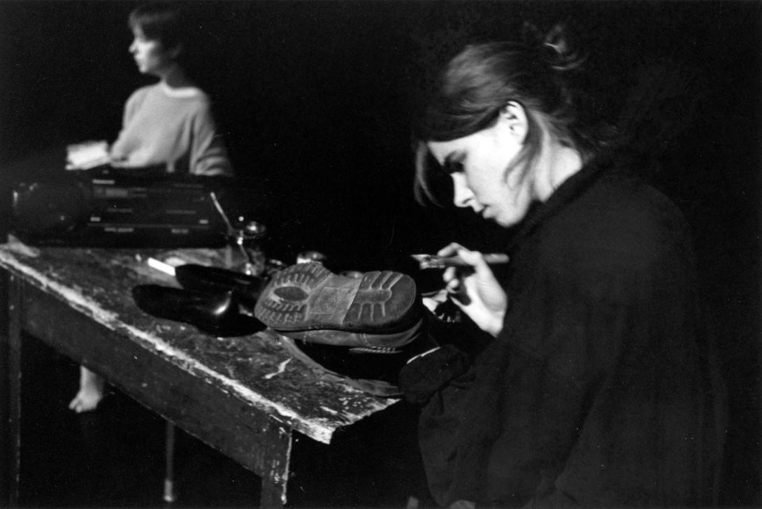 1993. ADC-Studio, scène libre. Cindy Van Acker et Jennifer Nelson.