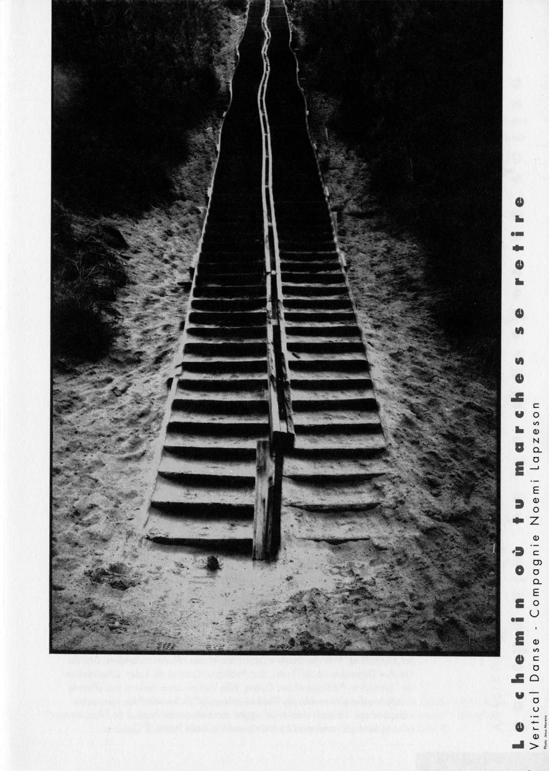 1993. Le Chemin ou tu marches se retire. © Photo Jesus Moreno